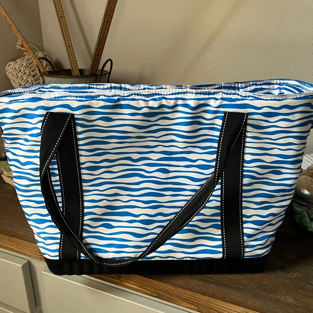 Scout Blue and Black Tote Bag - Picture 2 of 5